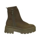 Bota feminina petite jolie verde oliva knit original pj6792