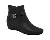 Bota Feminina Piccadilly Anabela Cano Curto Forro Térmico