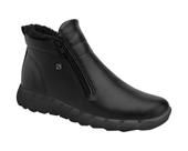 Bota Feminina Piccadilly Cano Curto Salto Anabela Peluciada