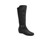 Bota Feminina Piccadilly Cano Longo Salto Anabela Baixo Bota Feminina Piccadilly Cano Longo Salto Anabela Baixo