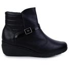 Bota Feminina Piccadilly Maxi Anabela Preto - 117136-01