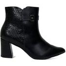 Bota Feminina Piccadilly Salto Alto Preta - 7452 Bota Feminina Piccadilly Salto Alto Preta - 7452