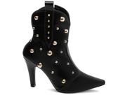 Bota Feminina Preta Elegante com Salto Conforto Estilosa