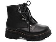 Bota Feminina Preta Elegante Conforto Estilosa