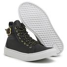 Bota Feminina Preta Esporte Academia Com Solado De Borracha Bota Feminina Preta Esporte Academia Com Solado De Borracha