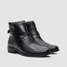 Bota Feminina Preto Premium Moderno Couro Legítimo Ziper Inverno Zapattero