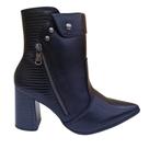 Bota Feminina Ramarim Bico Fino com Zíper Lateral 25-58131 Bota Feminina Ramarim Bico Fino com Zíper Lateral 25-58131