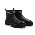 Bota feminina ramarim coturno 23-64102 plataforma tratorada