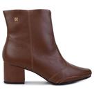 Bota Feminina Ramarim Couro Marrom Capuccino - 2657101-1