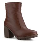 Bota Feminina Routine Clean Boot Forrada em Lã Sintética Ref.:23007 Bota Feminina Routine Clean Boot Forrada em Lã Sintética Ref.:23007
