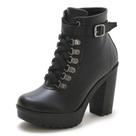 Bota Feminina RRG Tratorada Plataforma Salto Alto