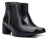 Bota Feminina Salto Alto Botinha Bico Fino Coturno Cano Curto Confortável Bota Feminina Salto Alto Botinha Bico Fino Coturno Cano Curto Confortável