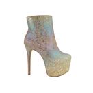 Bota Feminina Salto Alto Meia Pata Numeração Especial Paolla