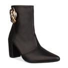 Bota Feminina Salto Baixo Grosso Bloco Cano Curto Bota Feminina Salto Baixo Grosso Bloco Cano Curto