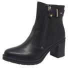 Bota Feminina Salto Bloco Cano Baixo Conforto Mississipi