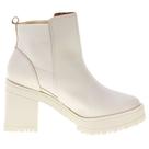 Bota Feminina Salto Bloco Napa Branco Off Vizzano 3091.100