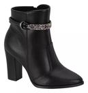 Bota Feminina Salto Grosso Beira Rio Strass Ref 9043.141