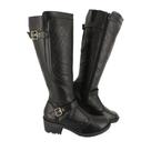 Bota Feminina Salto Médio Cano Longo Charmosa Confort MG3003