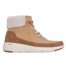 Bota Feminina Skechers Go Walk Couro Marrom - 1442