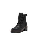 Bota feminina Sorel Joan Now Lace preta impermeável tamanho 10