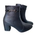 Bota Feminina Sozo Preta Fivela Bota Feminina Sozo Preta Fivela
