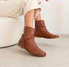 Bota Feminina Tamanho Especial 41 ao 44 Caramelo Modelo 2 em 1 com Amarração Removível e Zíper Lateral Bota Feminina Tamanho Especial 41 ao 44 Caramelo Modelo 2 em 1 com Amarração Removível e Zíper Lateral