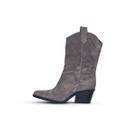 Bota Feminina Texana Camurça Cinza - Helo Bota Feminina Texana Camurça Cinza - Helo