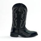 Bota Feminina Texana Couro Bordada Cowboy Country Conforto