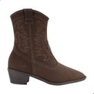Bota Feminina Texana Moleca Camurça London Cacau