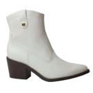 Bota Feminina Texana Western Quiz Cano Baixo Salto Bloco 61-1922-08
