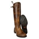 Bota Feminina Tradicional Gaúcha Original Beretta Couro Marrom Fóssil Madeira - Ref. 3006