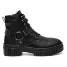 Bota Feminina Tratorada Preta Coturno Casual Bota Feminina Tratorada Preta Coturno Casual