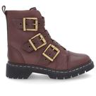 Bota Feminina Usaflex Coturno Marrom Chocolate - AL13