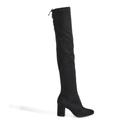 Bota Feminina Via Marte Cano Longo em Suede Preto