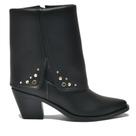 Bota Feminina Via Marte Capa 257-001 Preto