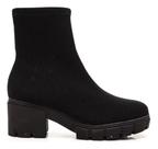 Bota Feminina Via Marte Knit Lycra Salto Bloco 001-004 Bota Feminina Via Marte Knit Lycra Salto Bloco 001-004