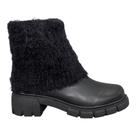 Bota Feminina Via Telli Cano Médio com Pelinho 1871 Preta