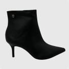 Bota Feminina Via Uno 156058 Cano Curto Bico Fino Salto Fino