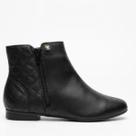 Bota feminina via uno 2104 rasteirinha calce facil anatomica