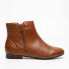 Bota feminina via uno 2104 rasteirinha calce facil anatomica