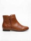 Bota Feminina Via Uno Cano Curto Rasteira 072104