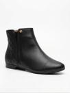 Bota Feminina Via Uno Cano Curto Rasteira 072104