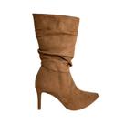 Bota Feminina Vizzano Camurça Stretch Duo Salto Fino Slouch Bota Feminina Vizzano Camurça Stretch Duo Salto Fino Slouch