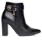 Bota Feminina Vizzano Cano Curto Com Fivela Preto Bota Feminina Vizzano Cano Curto Com Fivela Preto