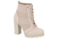 Bota Feminina Vizzano Coturno Plataforma Meia Pata 3089106