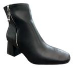 Bota Feminina Vizzano Salto Grosso Confortavel 3098.105 Bota Feminina Vizzano Salto Grosso Confortavel 3098.105