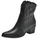 Bota Feminina Western Salto Bloco Cano Médio Spike Via Marte Bota Feminina Western Salto Bloco Cano Médio Spike Via Marte