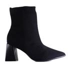 Bota Feminina Zariff Malha Knit T4338-303 Preto