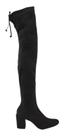 Bota Feminina Zatz Leve Salto Grosso Over Knee Moda Tendência A2078