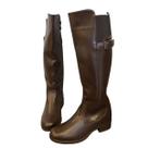 Bota Femininas Cano Alto Montaria Marrom